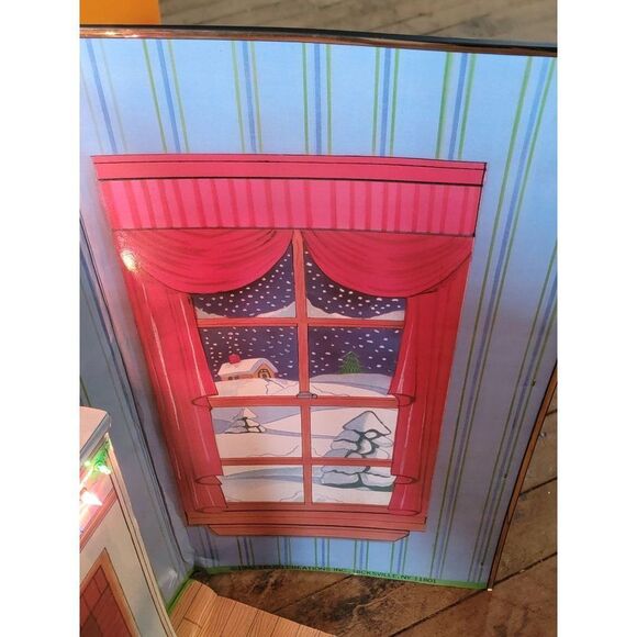 Telco Vintage motionette fireplace dimensional background display Xmas accessory - Picture 8 of 14